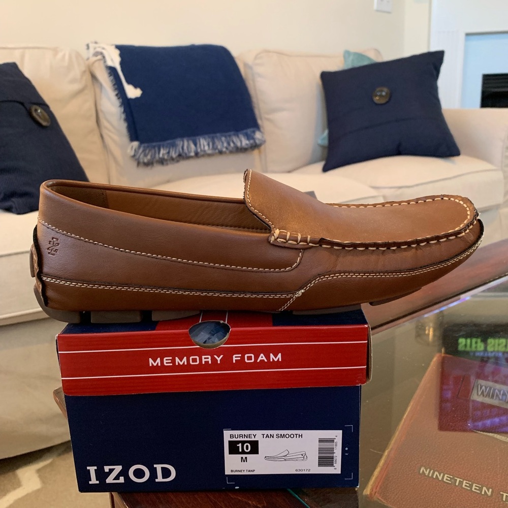 IZOD Loafers- Burney- Tan/Smooth-MENS